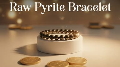 AstroKashi’s Raw Pyrite Bracelet view 2